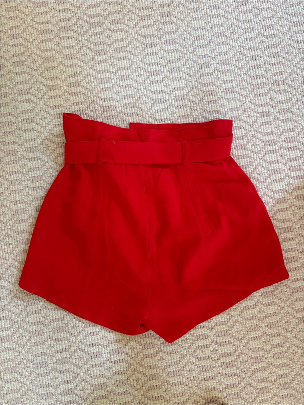Superdown Red Shorts - Picture 2 of 3